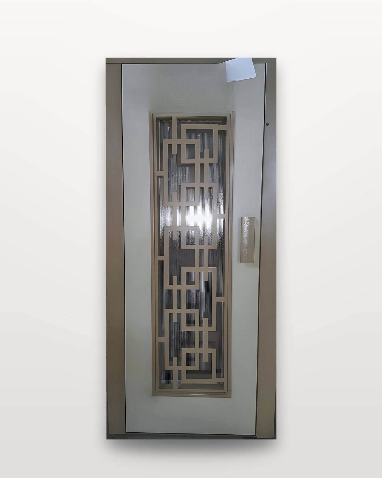 باب دور بلوح ليزر هندسي