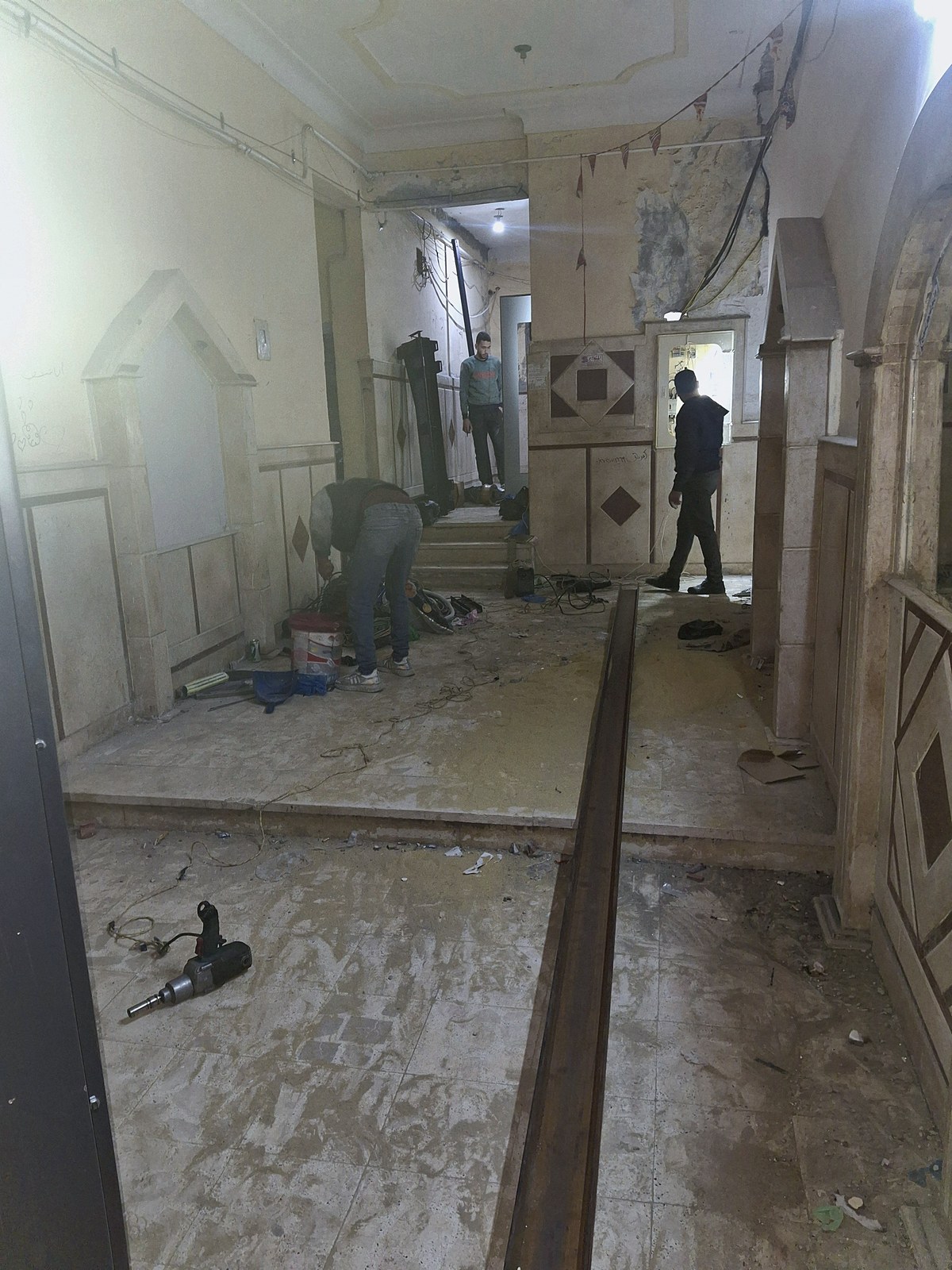 Site preparation before the lift installation