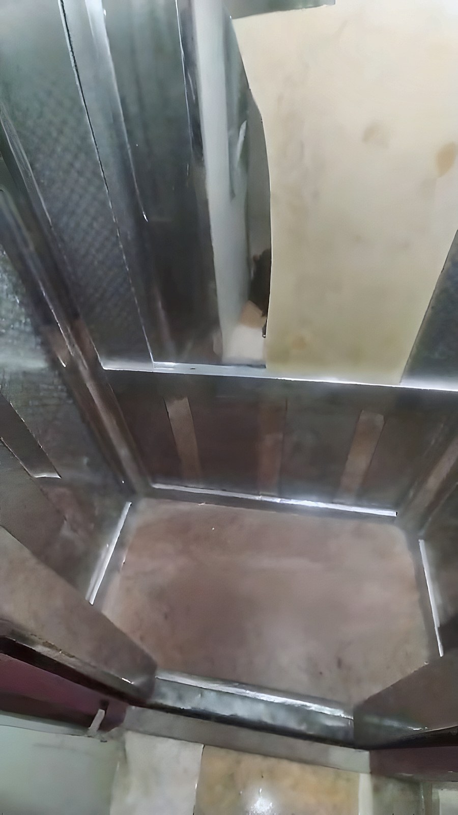 Cabin during fit-out — top view