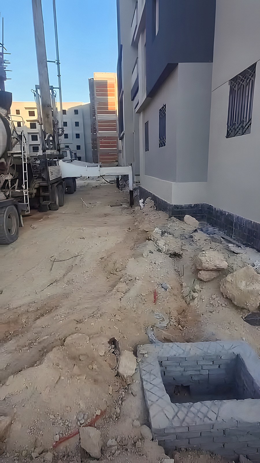 The installation site — external works