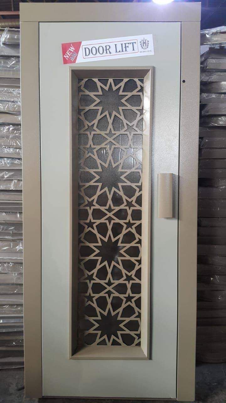 An ornamented decorative door