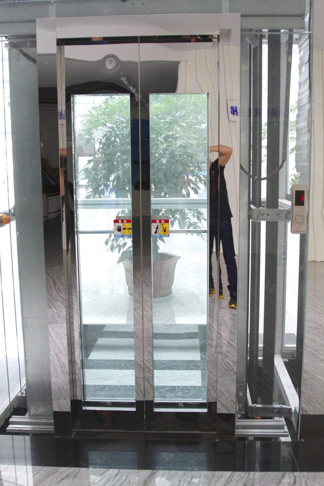 A custom panoramic elevator solution